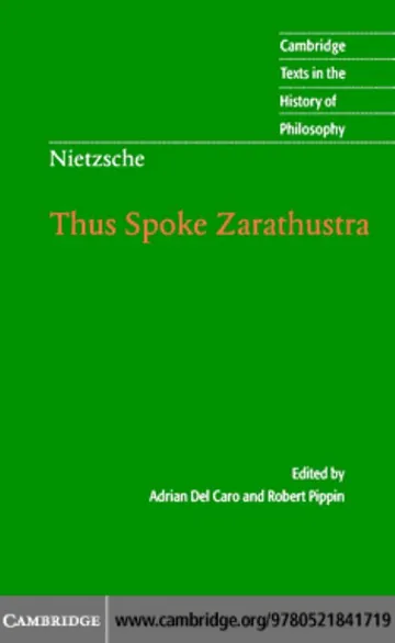Thus Spoke Zarathustra by Adrian Del Caro, book cover