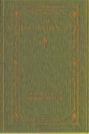 The Footpath Way by Hilaire Belloc, book cover
