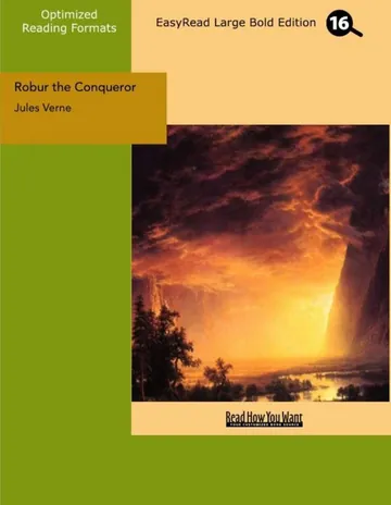 Robur the Conqueror by Jules Verne, book cover