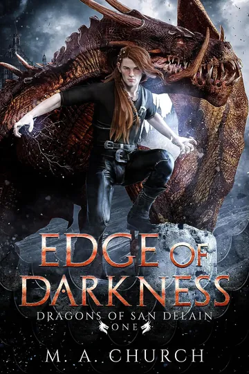 Edge of Darkness by M.A. Church, book cover