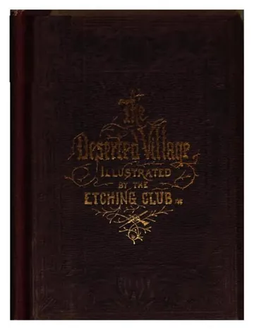 The Deserted Village and the Traveller by Oliver Goldsmith, book cover