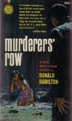 Murderers' Row by Donald Hamilton, book cover