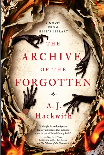 The Archive of the Forgotten by A. J. Hackwith, book cover