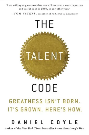 The Talent Code by Daniel Coyle, book cover