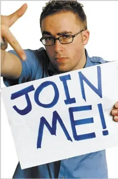 Join Me! by Danny Wallace, book cover
