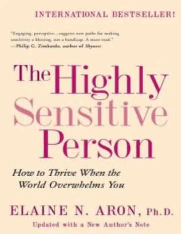 The Highly Sensitive Person by Elaine Aron, book cover