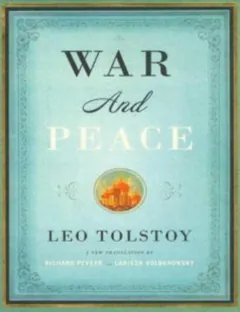 War and Peace by Leo Tolstoy, book cover