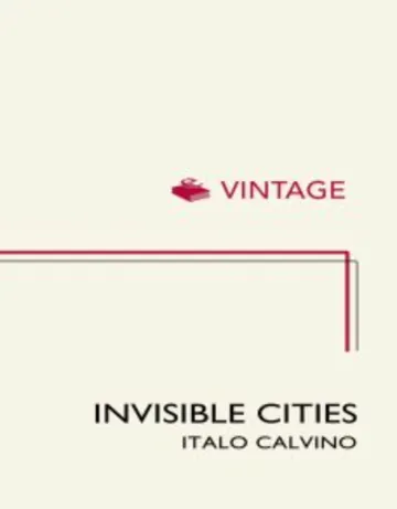 Invisible Cities by Italo Calvino, book cover