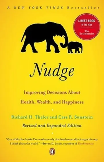 Nudge by Richard Thaler, book cover