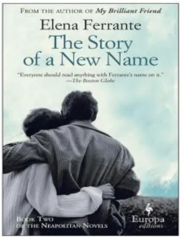 The Story of a New Name by Elena Ferrante, book cover