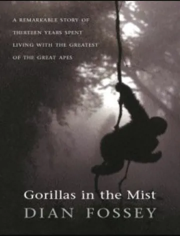 Gorillas in the Mist by Dian Fossey, book cover