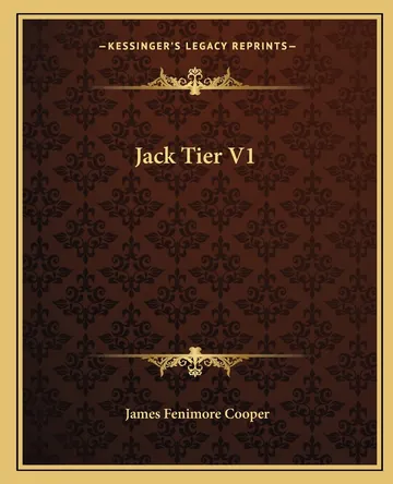 Jack Tier V1 by James Fenimore Cooper, book cover