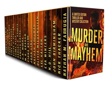 Murder and Mayhem by Nathan M. Farrugia, book cover