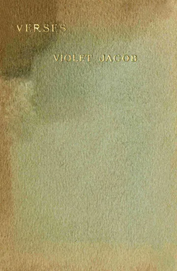 Verses by Violet Jacob, book cover