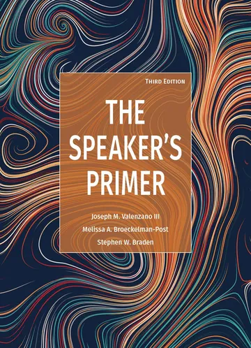 The Speaker's Primer by Stephen W. Braden, book cover