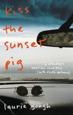 Kiss The Sunset Pig by Laurie Gough, book cover