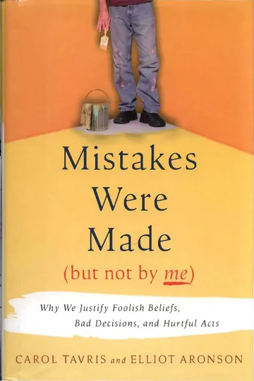 Mistakes Were Made by Carol Tavris, book cover