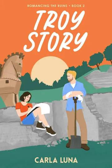 Troy Story by Carla Luna, book cover