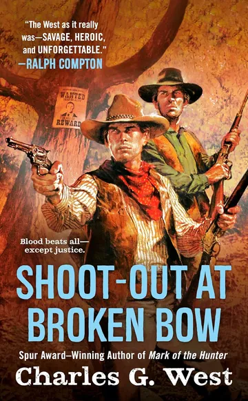 Shoot-out at Broken Bow by Charles G. West, book cover
