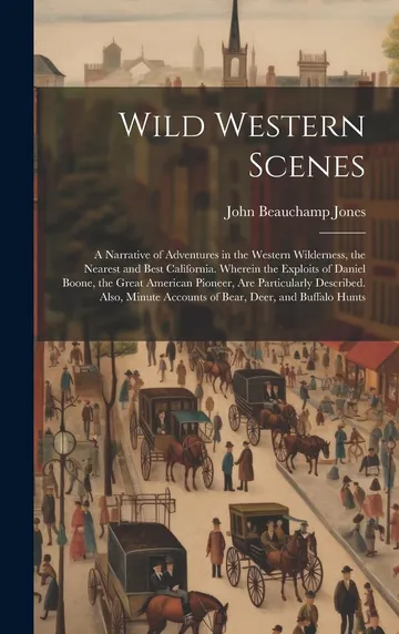 Wild Western Scenes by John Beauchamp Jones, book cover