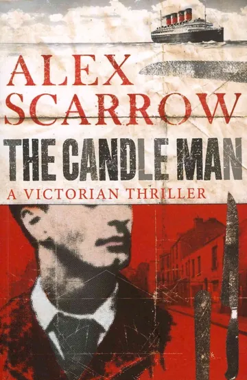 The Candle Man by Alex Scarrow, book cover