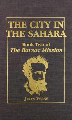 The City in the Sahara by Jules Verne, book cover