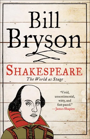 Shakespeare: The World as a Stage by Bill Bryson, book cover