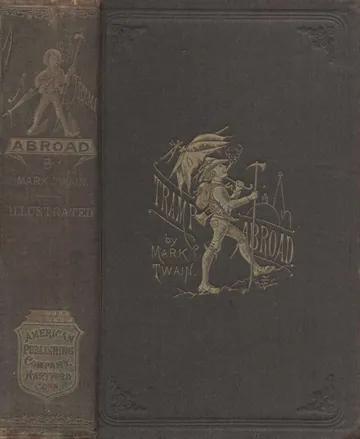 A Tramp Abroad by Mark Twain, book cover
