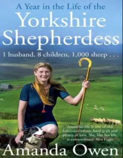 A Year in the Life of the Yorkshire Shepherdess by Amanda Owen, book cover