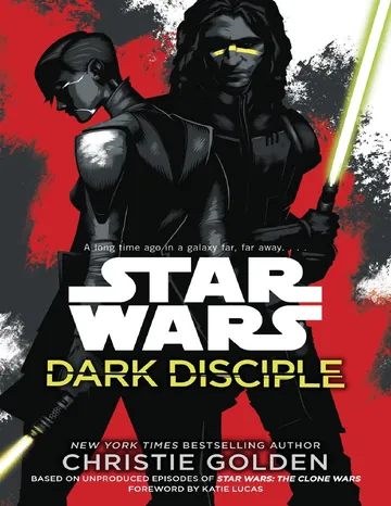 Dark Disciple by Christie Golden, book cover