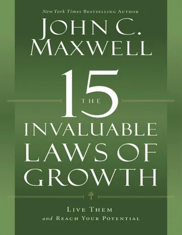 The 15 Invaluable Laws of Growth by John C. Maxwell, book cover