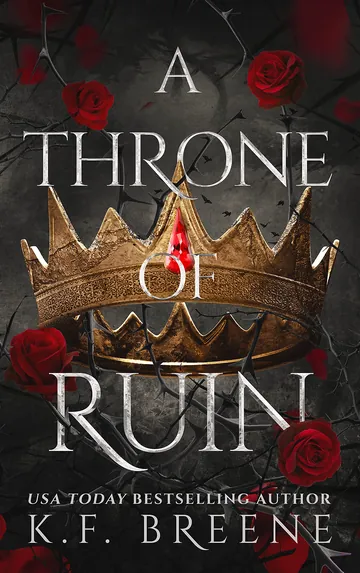 A Throne of Ruin by K.F. Breene, book cover