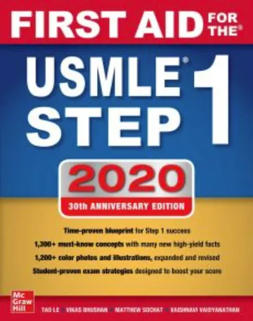 First AID for the USMLE Step 1 by Tao Le, book cover