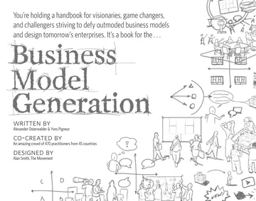 Business Model Generation by Alexander Osterwalder, book cover