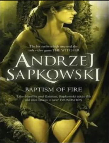 Baptism of Fire by Andrzej Sapkowski, book cover