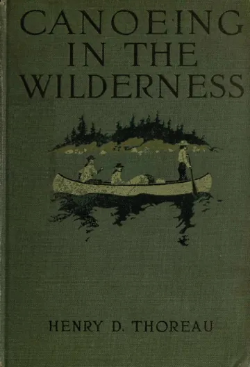 Canoeing in the Wilderness by Henry David Thoreau, book cover