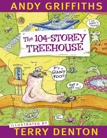 The 104-Storey Treehouse by Andy Griffiths, book cover
