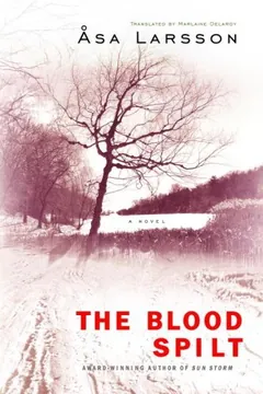 The Blood Spilt by Åsa Larsson, book cover