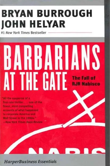 Barbarians at the Gate by Bryan Burrough, book cover
