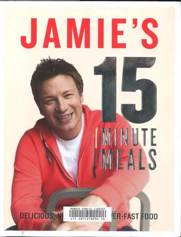 Jamie's 15 Minute Meals by Jamie Oliver, book cover