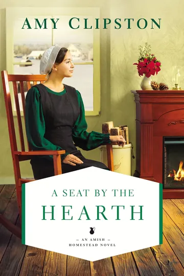 A Seat by the Hearth by Amy Clipston, book cover