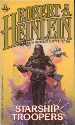 Starship Troopers by Robert A. Heinlein, book cover