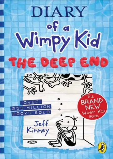 Diary of a Wimpy Kid 15 - The Deep End by Jeff Kinney, book cover