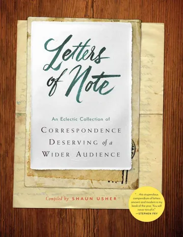 Letters of Note: New York City by Shaun Usher, book cover