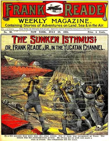 The Sunken Isthmus by Luis Senarens, book cover