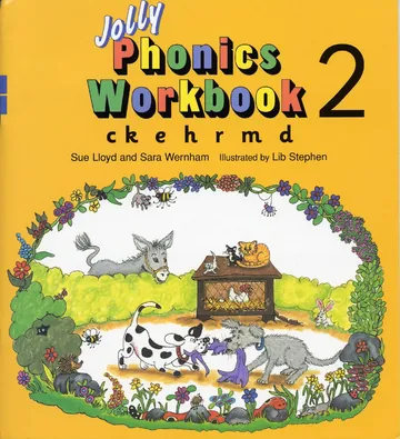Jolly Phonics Workbook 2 by Sue Lloyd, book cover