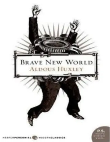 Brave New World by Aldous Huxley, book cover