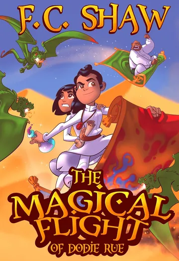 The Magical Flight of Dodie Rue by F.C. Shaw, book cover