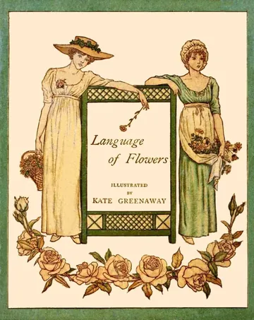 Language of Flowers by Kate Greenaway, book cover