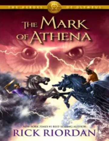 The Mark of Athena by Rick Riordan, book cover